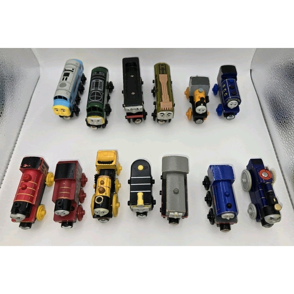 Vintage Thomas Wooden Railway Lot Diesel 10 D261 Stephen Victor Hector Fergus 13
